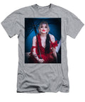Cosplayer with Umbrella Makeup Red Dress Matcha Coffe T-Shirt
