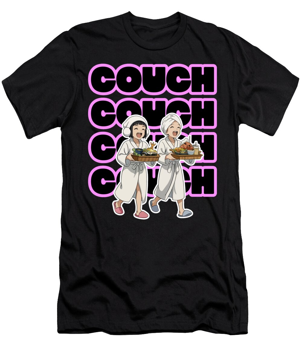 Couch Couch Couch Mira and Zoey Friends Girl Adrian Yvette T-Shirt