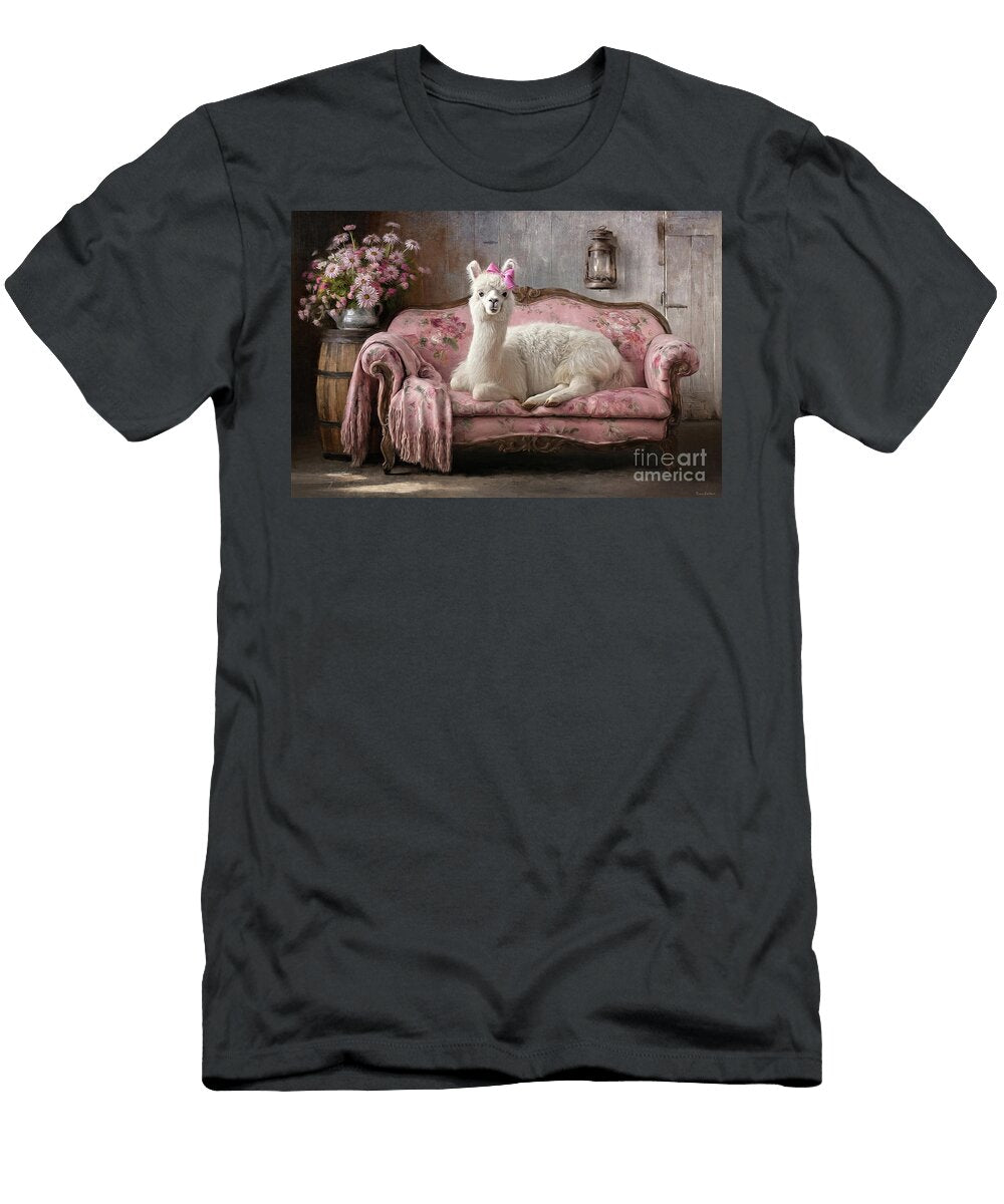 Country Charm Llama Tina Lecour T-Shirt