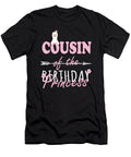Cousin of the Birthday Princess Llamazing Girl Llama Party Graphic Art Grabitees T-Shirt