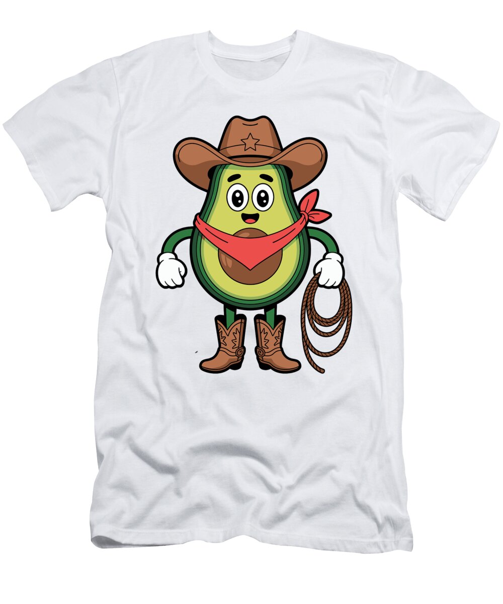 Cowboy Avocado with Lasso Joanna Redesiuk T-Shirt