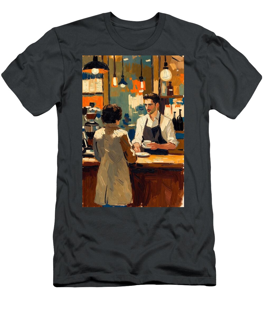 Cozy Cafe Coffee Yanito Freminoshi T-Shirt