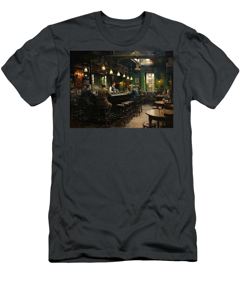 Cozy Evening in an Old Tavern Vincent Art Studio T-Shirt