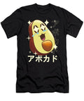 Crazy Kawaii Avocado Japanese Letters Avocado Licensed Art T-Shirt