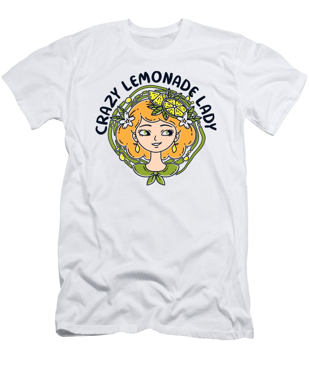 Crazy Lemonade Lady Business Cardboard Lemonade Stand Graphics Lab T-Shirt