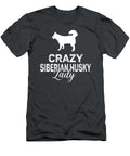 Crazy Siberian Husky Lady Job T-Shirt
