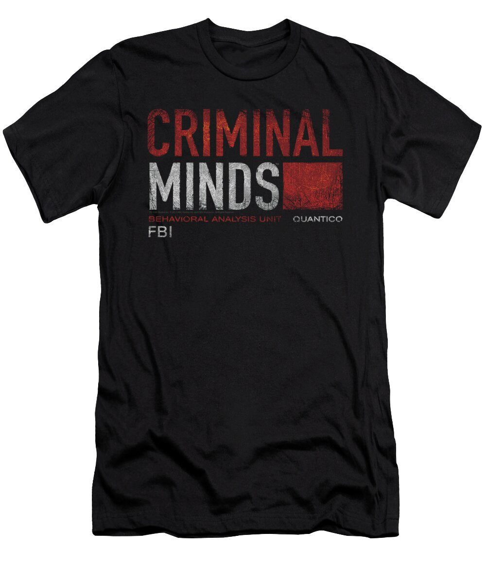 Criminal Minds Title Card Brand a T-Shirt