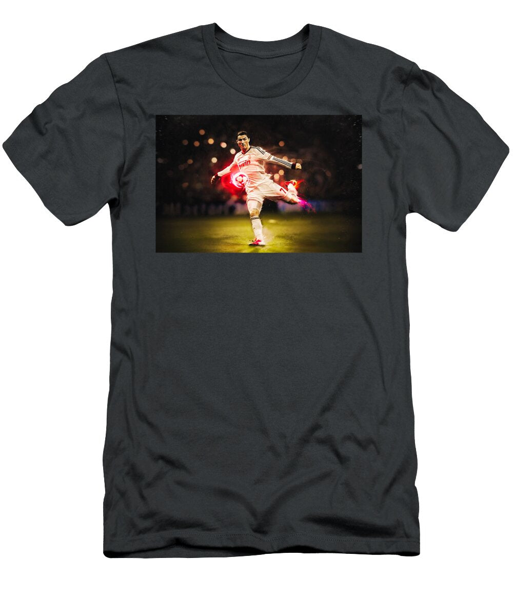 Cristiano Ronaldo Free Kick Skills Milena Woods T-Shirt
