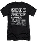 Critical Care Paramedic Multitasking Job Title Gift Item Shi Hu Kang T-Shirt
