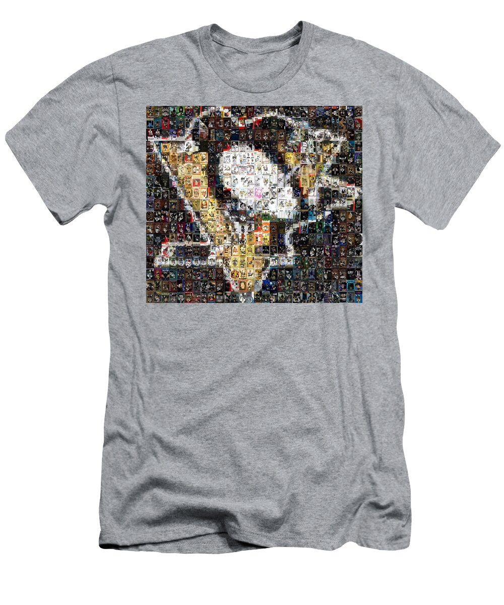 Crosby Penguins Logo Hockey Mosaics T-Shirt