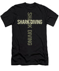 Cross Text Shark Diving Diver Petrona Romero T-Shirt
