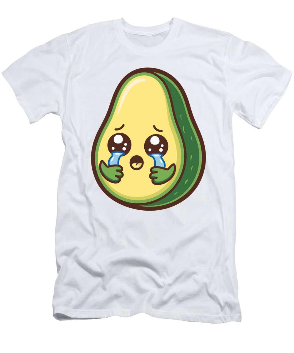 Crying Avocado Cartoon Joanna Redesiuk T-Shirt