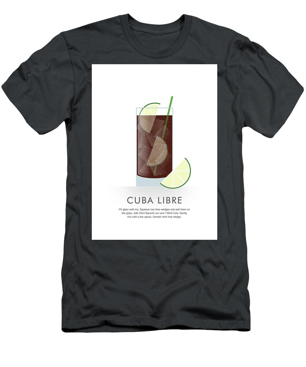 Cuba Libre Cocktail Dennson Creative T-Shirt