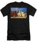 Cuddly Camelids on Parade James Brunker T-Shirt