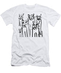 Curious Cats Art By Linda Woods Linda Woods T-Shirt