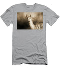 Curious Llama Sepia Elisabeth Lucas T-Shirt