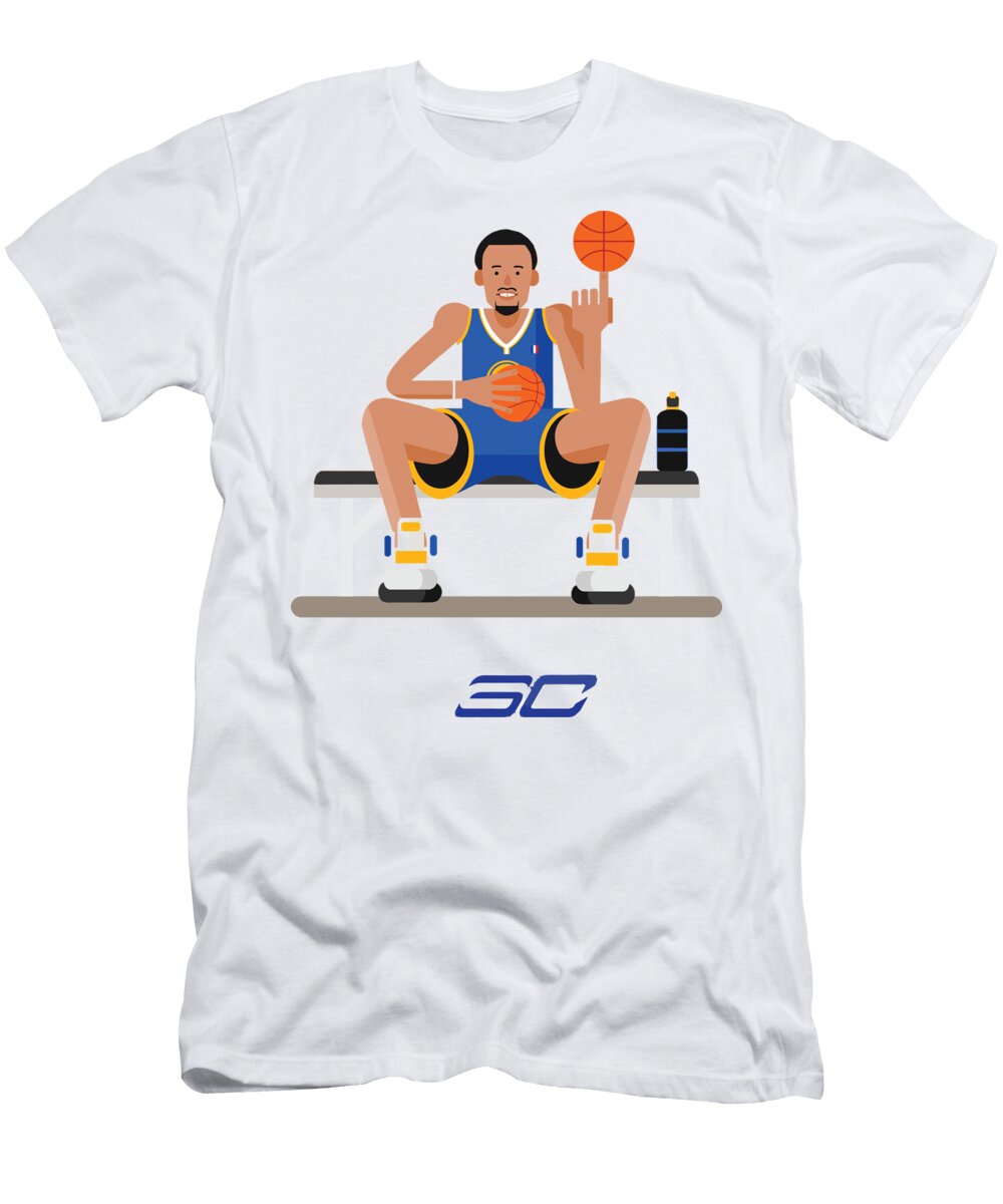 Curry Cartoon 30 Lorie K Kelley T-Shirt