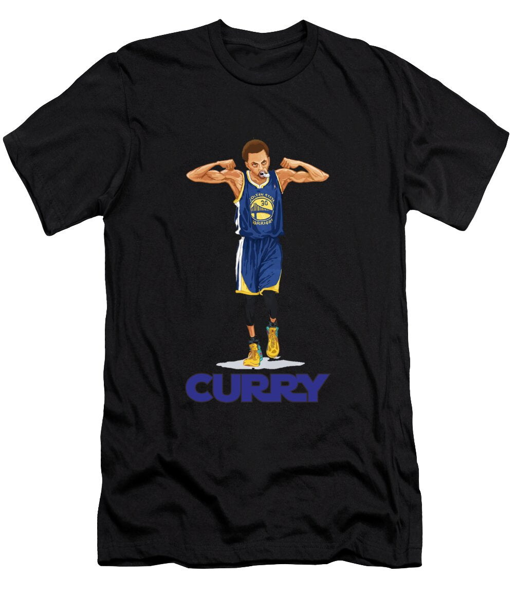 Curry Cartoon Audrey Daluz T-Shirt