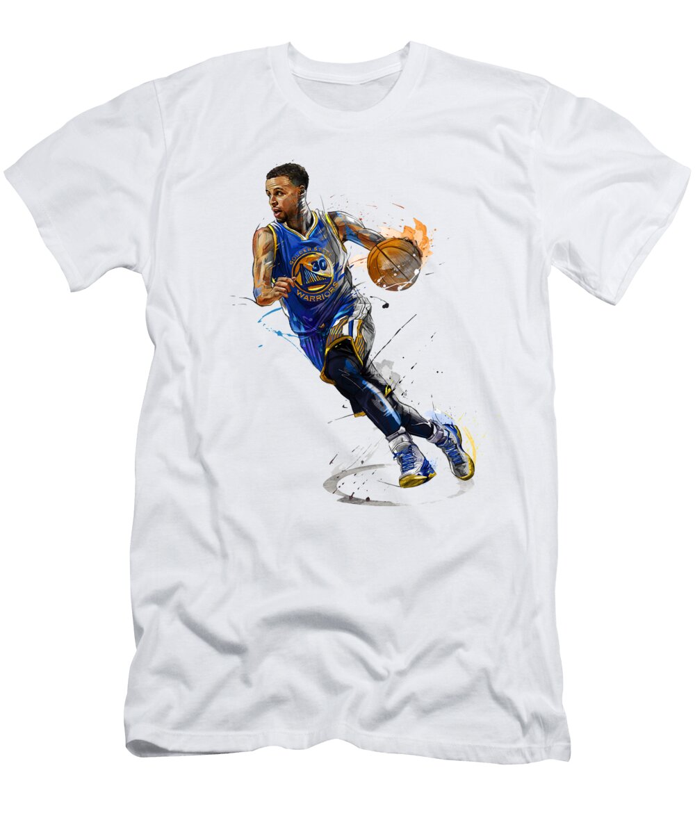 Curry Dribling Audrey Daluz T-Shirt