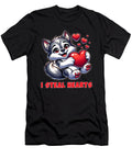 Cute Alaskan Klee Kai Dog I Steal Hearts Sophie Eleanor T-Shirt