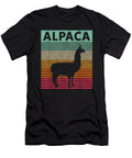 Cute Alpaca Lover Vintrage Retro Llama Cute Gift Ezone Prints T-Shirt