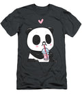 Cute Anime Panda Is Drinking Boba Bubble Tea L Funny Kawaii Kirkg Monro T-Shirt