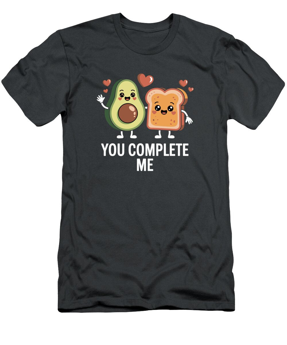 Cute Avocado and Toast Friends Joanna Redesiuk T-Shirt