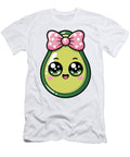Cute Avocado Cartoon with Bow Joanna Redesiuk T-Shirt