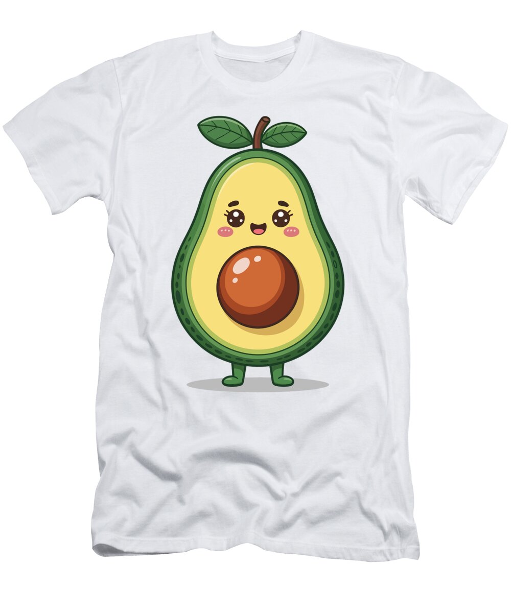 Cute Avocado Character Joanna Redesiuk T-Shirt