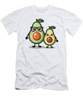 Cute Avocado Characters on Green Joanna Redesiuk T-Shirt