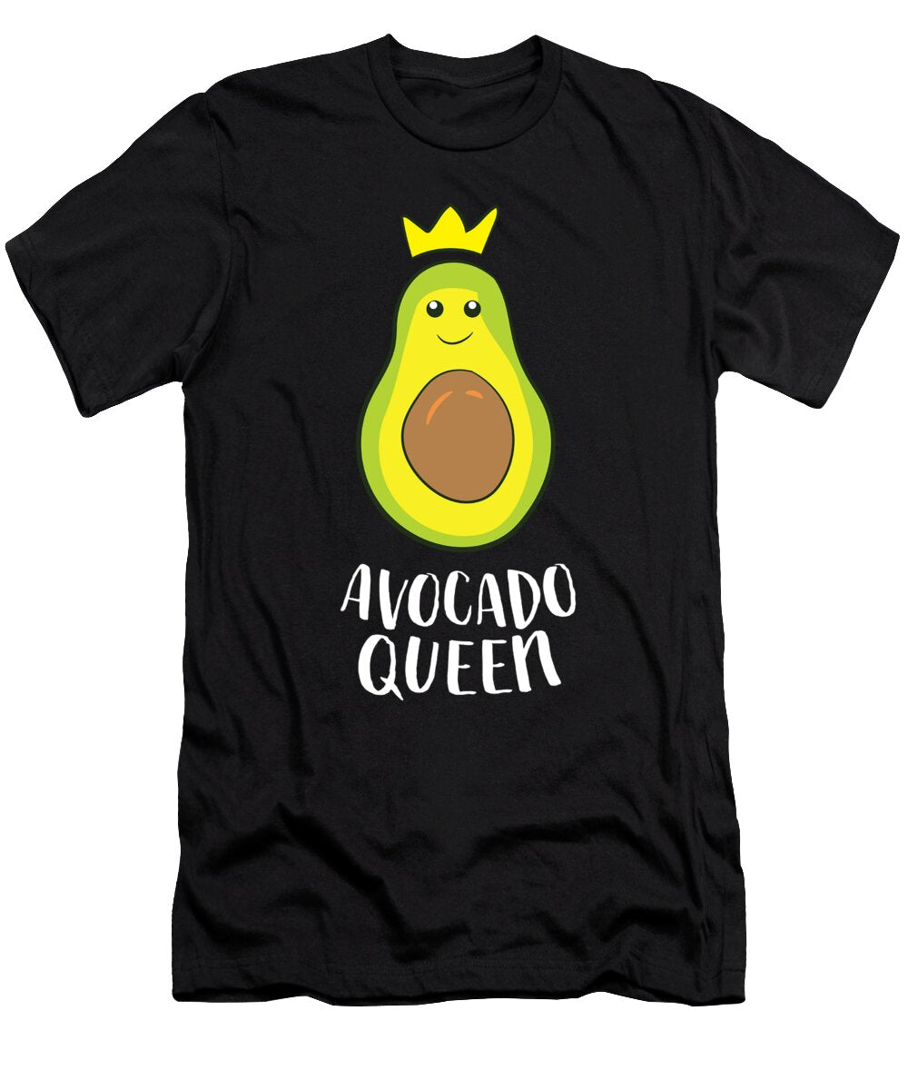 Cute Avocado Girl Avocado Women Avocado Queen Eq Designs T-Shirt
