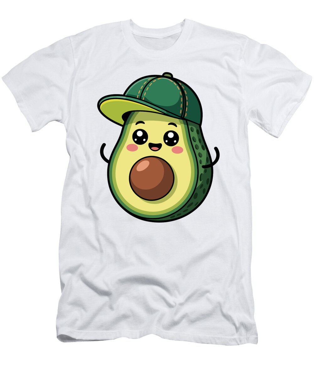Cute Avocado with Hat Joanna Redesiuk T-Shirt