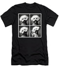 Cute Bichon Frise Selfie Photo Funny Photobooth Dog Lover Job T-Shirt