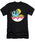 Cute Cartoon Cat Eating Ramen Noodles Chopsticks Designed By Vexels T-Shirt
