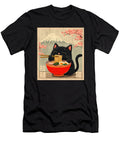 Cute Cat Eating Ramen Anime Cat Eating Ramen Zyneu Gangd T-Shirt