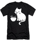 Cute Cat Eating Ramen Bertha Wardani T-Shirt