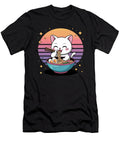 Cute Cat Enjoying Ramen Joanna Redesiuk T-Shirt