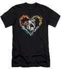 Cute Colorful Heart English Bulldog Dog Lover Shannon Nelson Art T-Shirt
