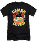 Cute Funny Japanese Ramen Lover Cat Noodles Kawaii Lisa Stronzi T-Shirt