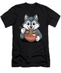 Cute Husky Eating Ramen Japanese Kawaii Dog Zyneu Gangd T-Shirt