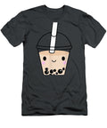 Cute Kawaii Bubble Tea Boba Milk Tea Lover Black T-Shirt