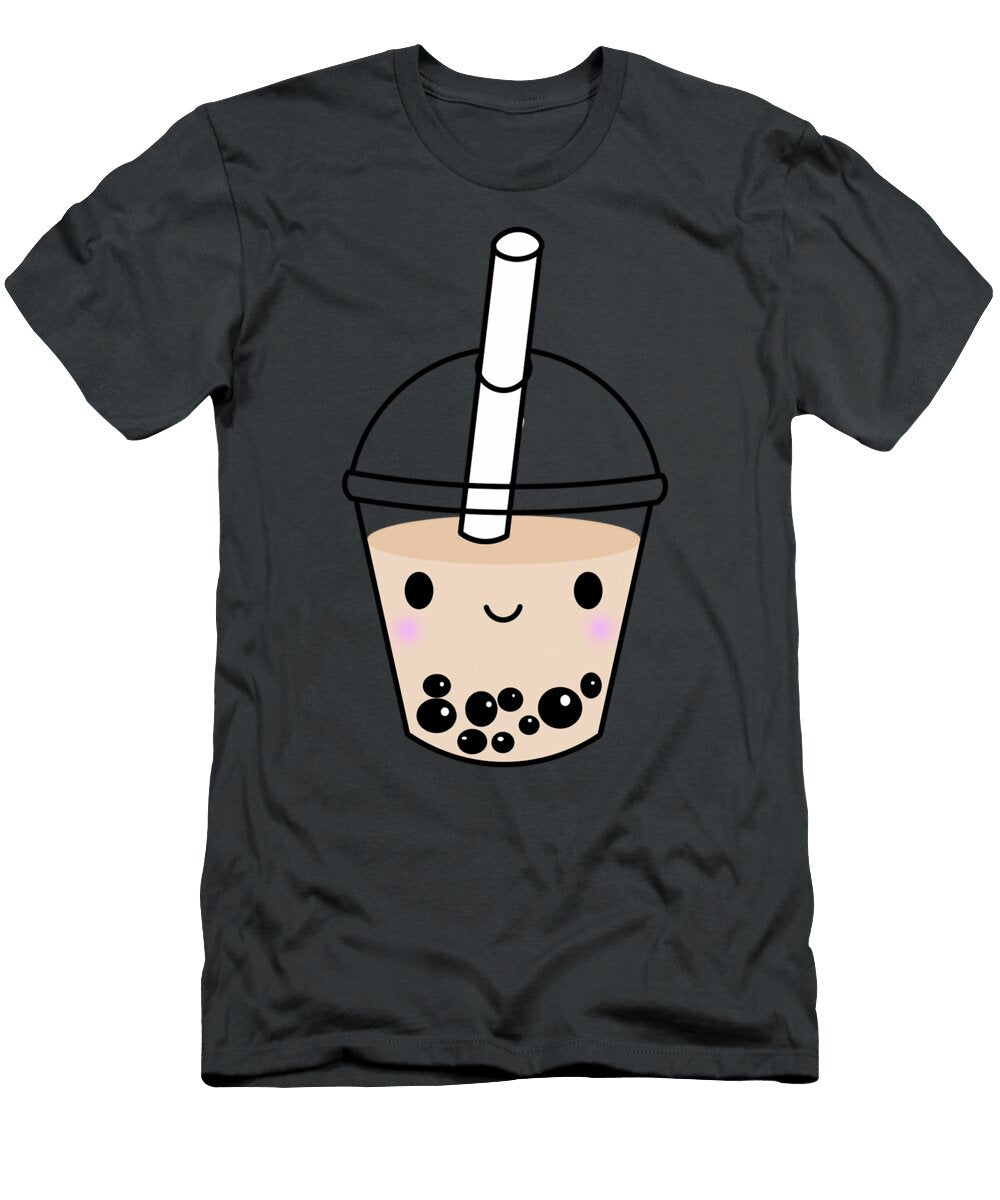 Cute Kawaii Bubble Tea Boba Milk Tea Lover Idea Yaneso Ida T-Shirt
