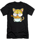 Cute Kawaii Puppy Dog Eating Ramen Spaghetti Zyneu Gangd T-Shirt