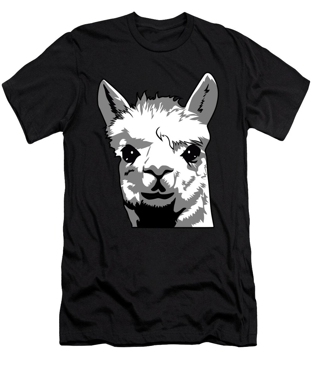 Cute Llama Lover Alpaca Wildlife Gift Idea Jan Deelmann T-Shirt