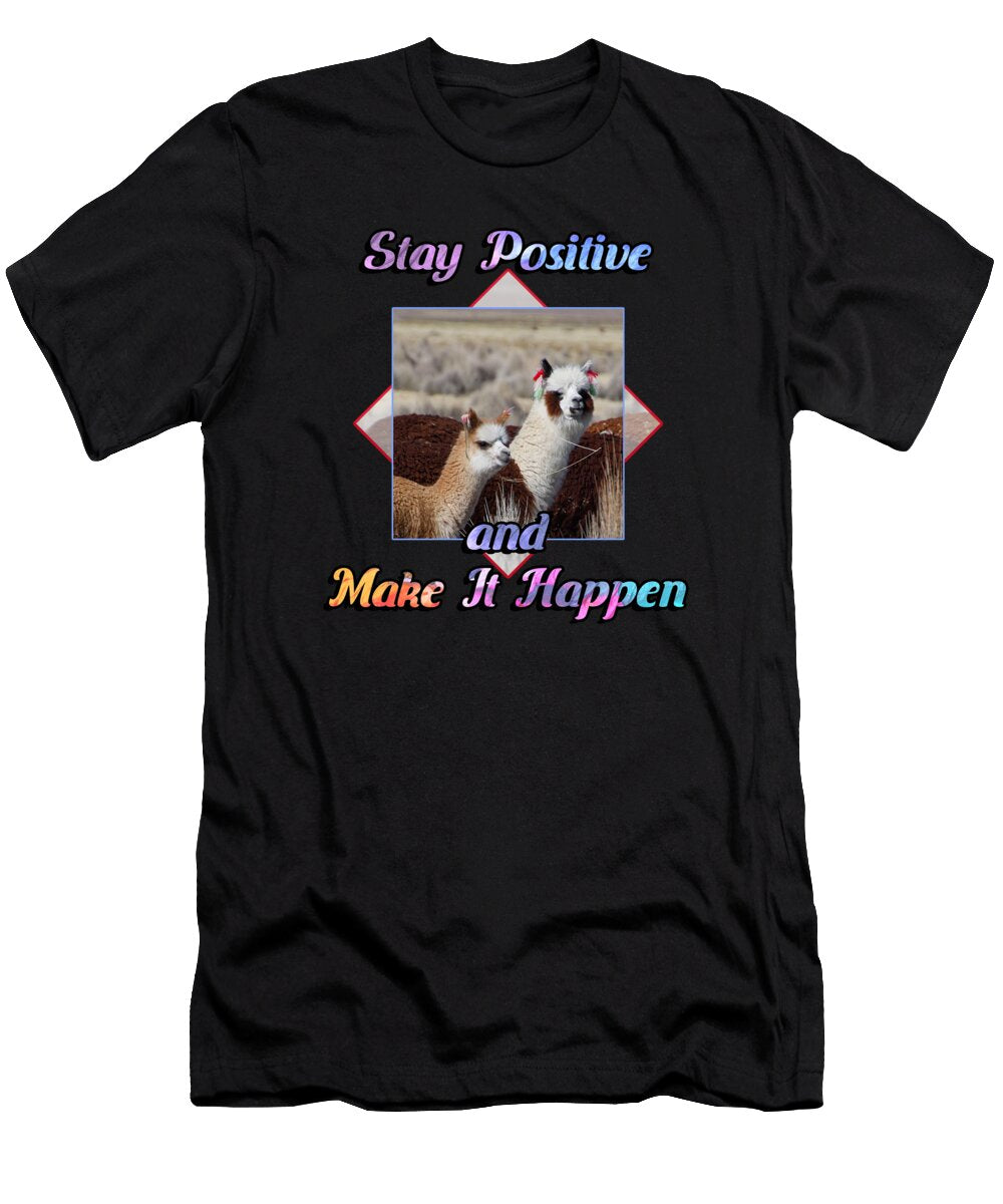 Cute Llama Lover Stay Positive Latin America Focus T-Shirt