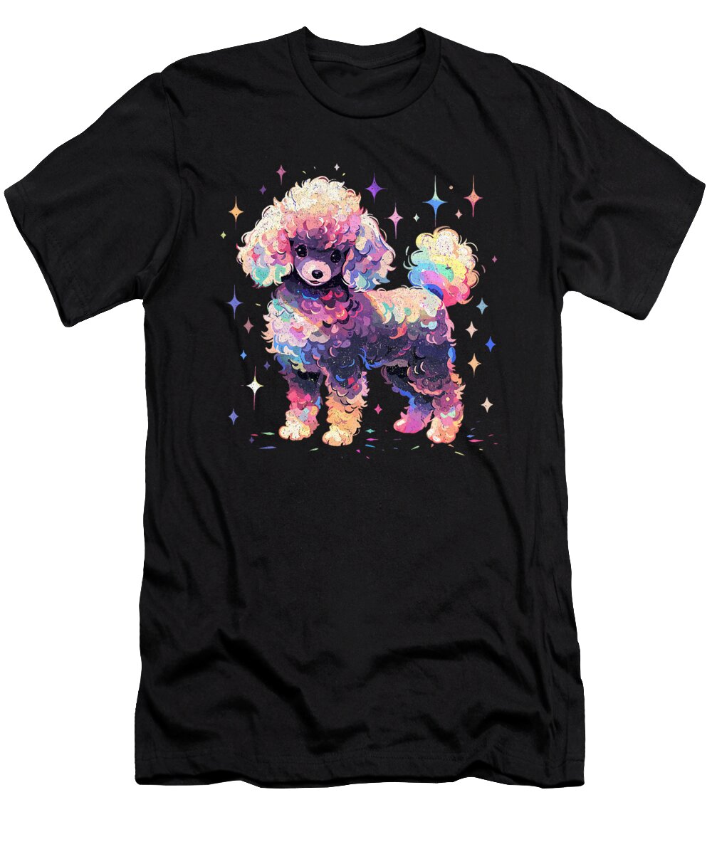 Cute Pink French Poodle Puppy Dog Lover Poodle Yah Lishr T-Shirt