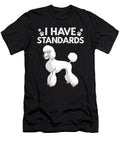 Cute Poodle Design for Men Women Standard Poodle Natalie Lidford T-Shirt