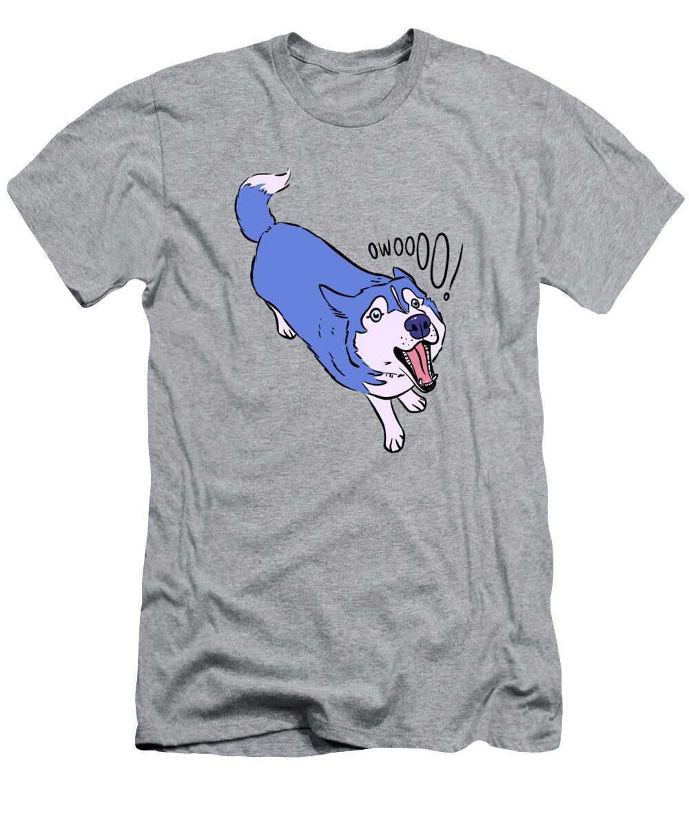 Cute Siberian Husky Dog Kuini Fernandez T-Shirt