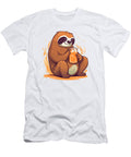 Cute Sloth Drinking Soda Amir Faysal T-Shirt