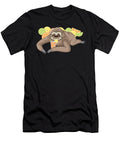Cute Summertime Beach Vacation Citrus Lemonade Tea Drinking Sloth Thomas Larch T-Shirt